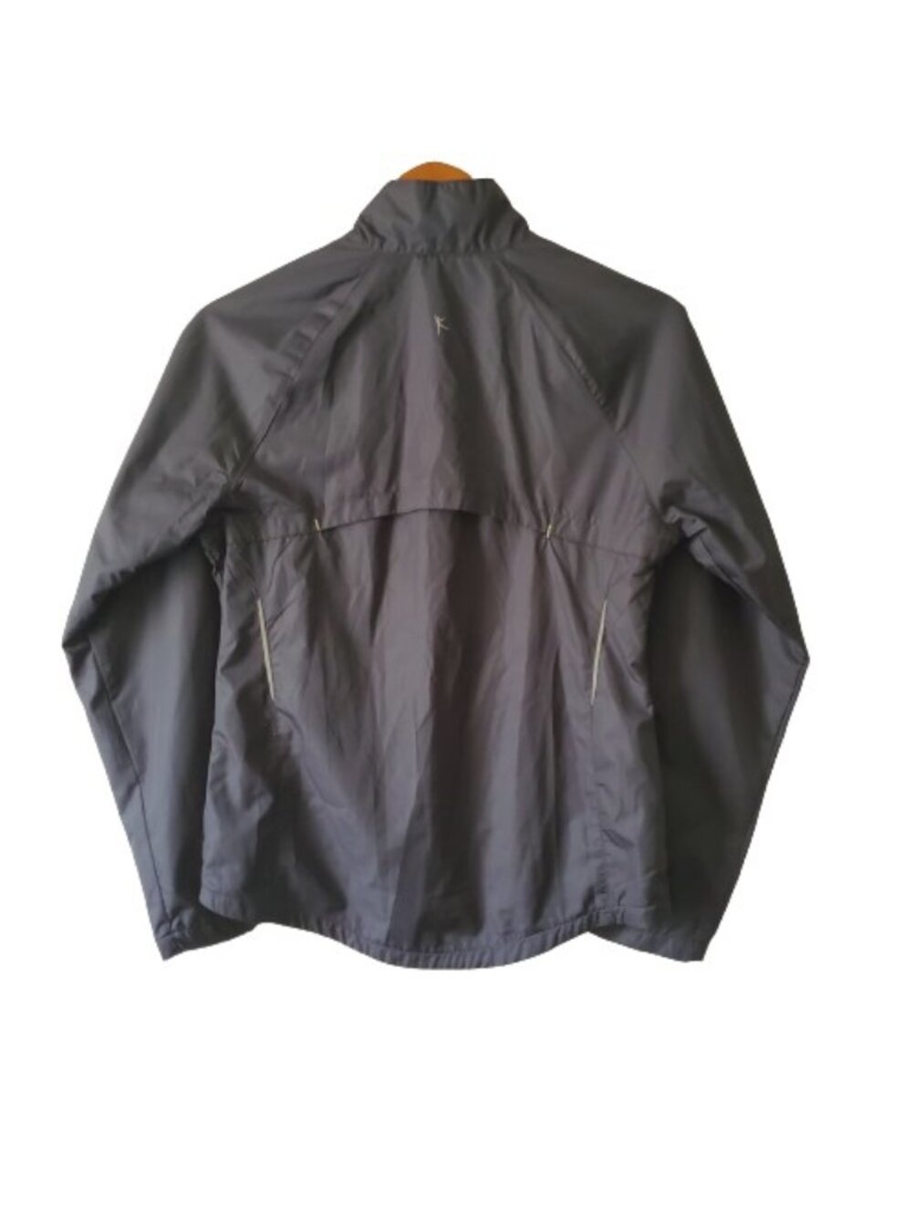 Danskin Now Women's Full Zip Vented Windbreaker Track Jacket Greystone S/CH(4-6) - Picture 4 of 16